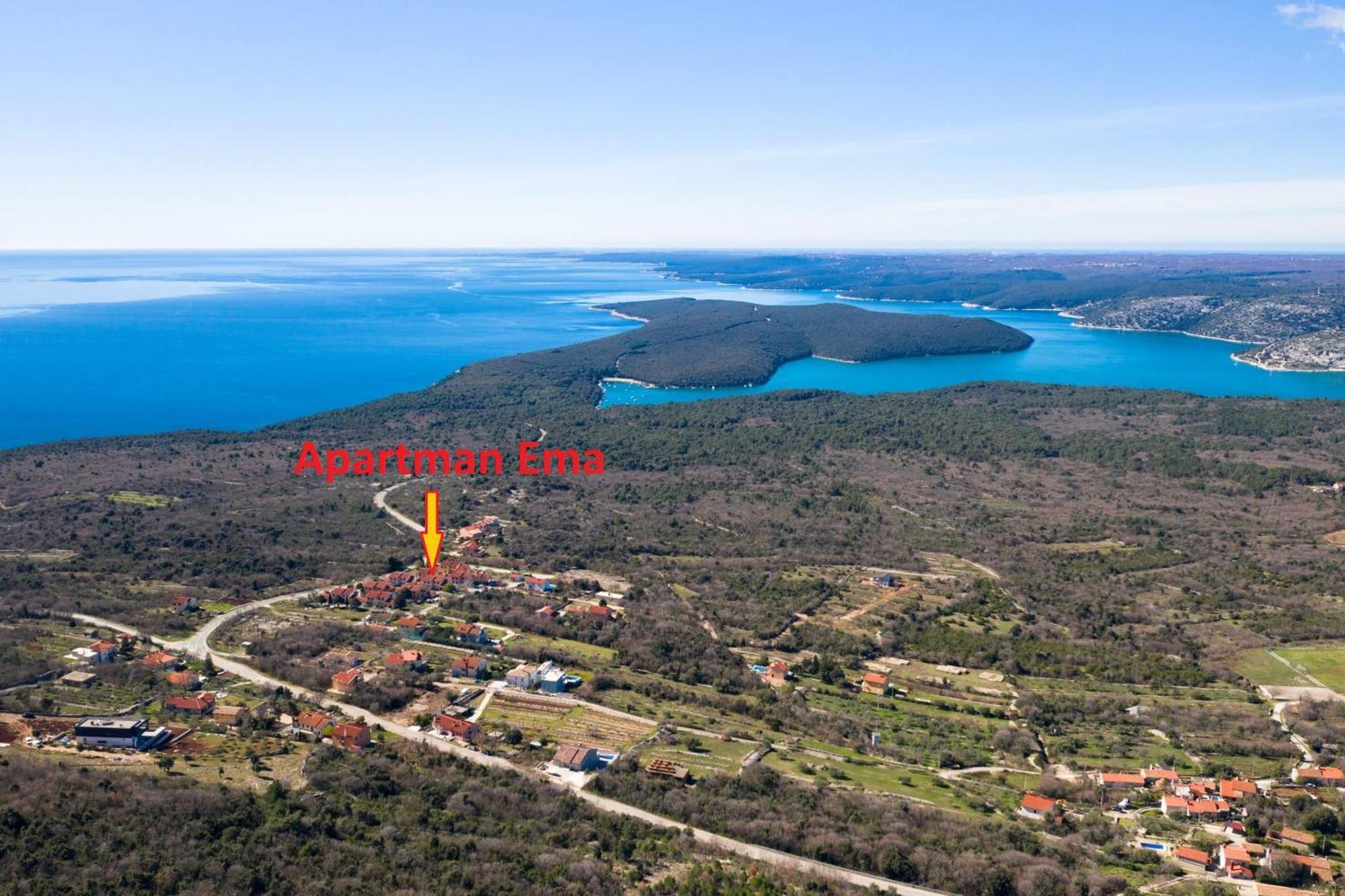 Apartman Ema 4+2 Koromačno Dış mekan fotoğraf